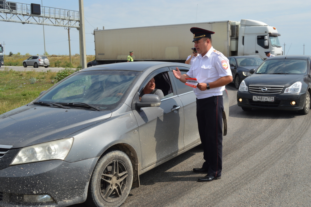 На границе Саратовской и Волгоградской областей, в Камышинском районе, ГИБДД просила водителей не лихачить и не переутомляться