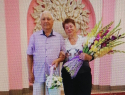 "Изумрудная" свадьба камышан Черноризовых - это море цветов и море любви