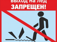 Запретительные знаки в местах стихийных съездов на лед не удерживают лихачей из Камышина 