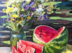 В Камышине за лучший арбуз на картине администрация города пообещала премию художнику в 50 тысяч рублей