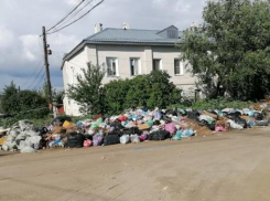 ﻿Так называемые власти, какое-нибудь руководство, обратите внимание на оплачиваемый «вынос» мусора: выбросить некуда! - камышанка
