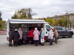 Фермерская автолавка на улице Ленина в Камышине - магазин, у которого всегда очередь