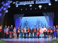 В Камышине Станислав Зинченко и Владимир Пономарев «завалили» грамотами водопроводчиков, медсестер, слесарей, но за что выдающееся их наградили - неизвестно