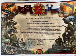 Главе Камышинского района пришла благодарность с передовой СВО за мужественного земляка