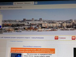 Почему оформление сайта администрации Станислава Зинченко и весной такое «замороженное»? - камышанка