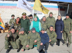 Творческая группа исполнителей из Камышинского района приехала с концертом на полигон