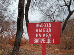 Камышинские спасатели разместили сообщение, говорящее об их ожиданиях скорого замерзания Камышинки