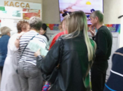 В камышинской поликлинике Парамонова заведующая вышла взять интервью, почему люди в очереди падают в обморок, - камышанка