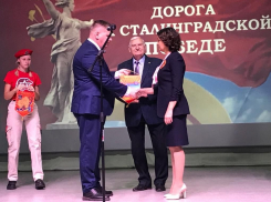 Председатель комитета по культуре Камышина Марина Таранова приняла эстафету  «Дорога к сталинградской победе»