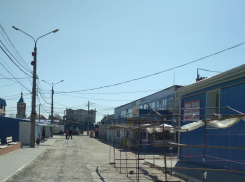 Центральный рынок Камышина и улицы города обезлюдели