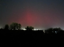 По соседству с Камышином вспыхнуло северное сияние