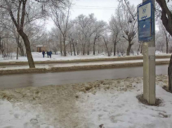 Камышане показали, к какой остановке пробираться по снегу труднее всего