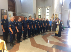 Камышинские десантники поклонились иконе «Спас нерукотворный»