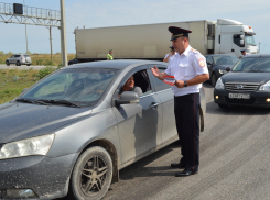 На границе Саратовской и Волгоградской областей, в Камышинском районе, ГИБДД просила водителей не лихачить и не переутомляться 