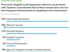 Волгоградский политолог предложил «обкатать» на жителях Волгоградской области практику выдвижения во власть местных успешных бизнесменов