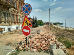 В Камышине развернулась с размахом стройка на улице Набережной