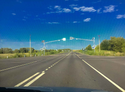 В Камышинском районе установили новый светофор на перекрестке «Костарево - Таловка»