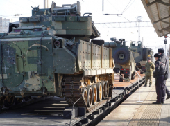 Трофейную боевую машину США Bradley привезли военные в Волгоград, - «Блокнот Волгограда»
