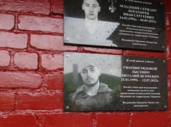 В селе Умет Камышинского района открыли мемориальные доски землякам- героям спецоперации