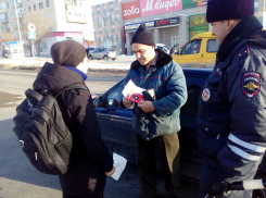 В Камышине юные инспекторы дорожного движения «преподали урок» взрослым водителям