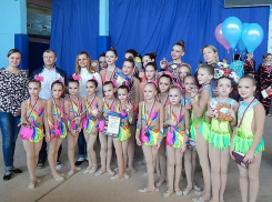 Три призовых места завоевали спортсменки из Камышина на открытом Чемпионате по эстетической гимнастике в Саратове