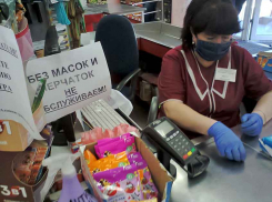 Крупные магазины Камышина продолжают борьбу за масочно-перчаточный режим
