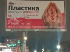 Из-за баннера с рекламой интимной пластики возбудились спорщики в Волгограде