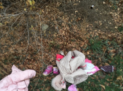 Камышане напуганы: в одном из парков города, под кустом разбросаны новые детские вещи 