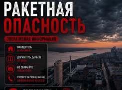 Ракетная опасность вслед за беспилотной объявлена в Волгоградской области в ночь на 15 сентября  