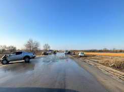 На московской трассе водитель пикапа вылетел на «встречку» и изранил четверых пассажиров «Газели»