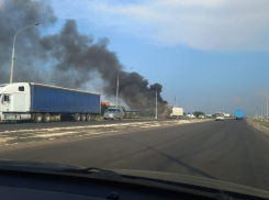На московской трассе 21 июля загорелась фура (ВИДЕО)