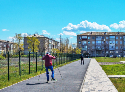 В Камышине в парке Текстильщиков вышли на тренировки «роликовые лыжники»