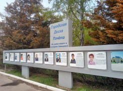 В Камышине на обзорной доске на площади Павших борцов едва хватило места на всех граждан, занесенных в городскую Книгу почета