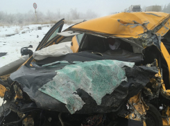 Водитель автомобиля с чеченскими номерами погиб на трассе под Камышином при обгоне фуры: пассажир в тяжелом состоянии госпитализирован