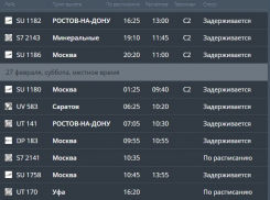 Из-за тумана пассажиры авиарейсов застряли в аэропорту Волгограда