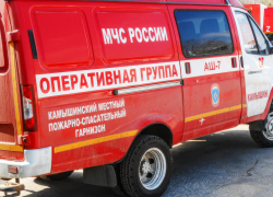 В Камышине тушили пожар в высотке