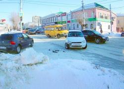 В Камышине на перекрестке улиц Пролетарская и Советская зафиксировано дорожно-транспортное происшествие