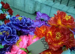 Кто может объяснить сумасшедшее подорожание бумажных цветов для кладбища? - камышанка