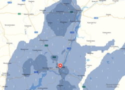 Гигантский грозовой фронт "наползает" на Камышин 18 марта