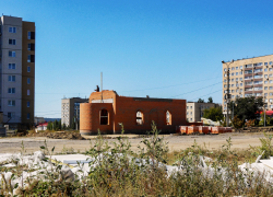 В Камышине поднялся этаж нового храма на пересечении улиц Ленина и Некрасова