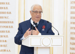 Андрей Бочаров вручил медаль ордена экс-мэру Камышина Льву Алферову