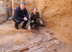 Андрей Бочаров осмотрел сокровища сарматов - редкие археологические находки в Заволжье
