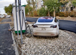 В Камышине начала работать электрозарядная станция для автомобилей?