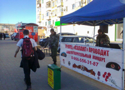 В Камышине перед 2 февраля в центре города появились уличные музыканты в камуфляже