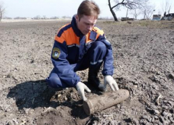В Камышинском районе нашли снаряд времен Великой Отечественной