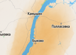Казахстанская пыльная буря надвигается на Волгоградскую область
