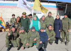 Творческая группа исполнителей из Камышинского района приехала с концертом на полигон