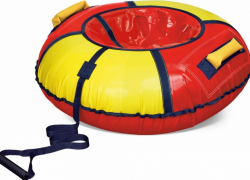 Взрослый мужчина ускорил "ватрушку", она врезалась в прохожего, который получил перелом