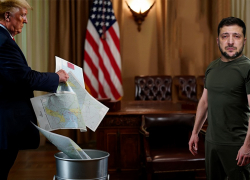 «Выкинь эти карты, Путин тебя уничтожит!»: Трамп сорвался на мат на встрече с Зеленским