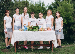 В конкурсе "Блокнота Камышина" "Мисс уникальность- 2018" прошел "вкусный" этап "Полевая  кухня"